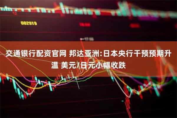 交通银行配资官网 邦达亚洲:日本央行干预预期升温 美元/日元小幅收跌