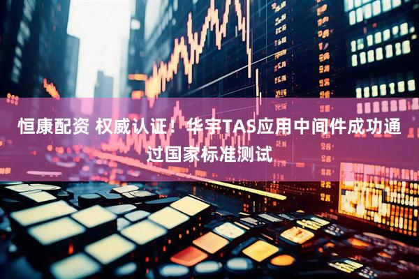 恒康配资 权威认证！华宇TAS应用中间件成功通过国家标准测试