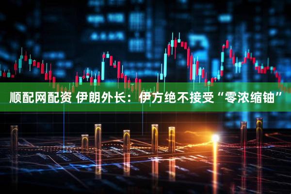 顺配网配资 伊朗外长：伊方绝不接受“零浓缩铀”