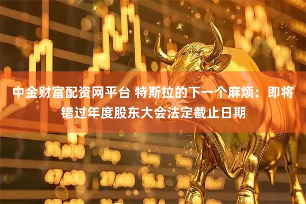 中金财富配资网平台 特斯拉的下一个麻烦：即将错过年度股东大会法定截止日期