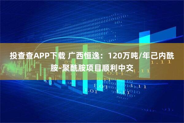 投查查APP下载 广西恒逸：120万吨/年己内酰胺-聚酰胺项目顺利中交