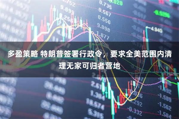 多盈策略 特朗普签署行政令，要求全美范围内清理无家可归者营地