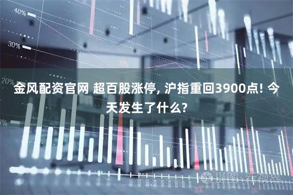 金风配资官网 超百股涨停, 沪指重回3900点! 今天发生了什么?